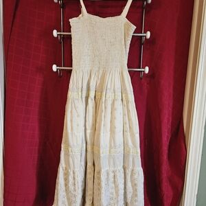 Charming Cream Kids Casual Dress ***5/30***